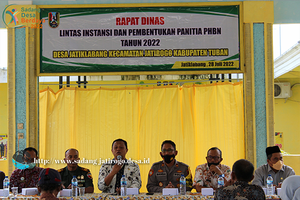 RAPAT DINAS LINTAS INSTANSI & PEMBENTUKAN PANITIA PHBN